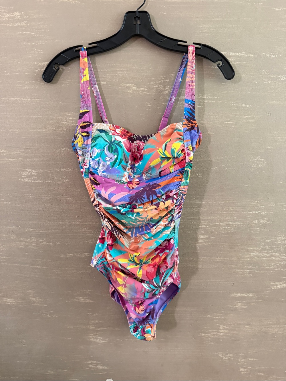 Johnny Was Tropical Floral One-Piece Swimsuit - Multicolor